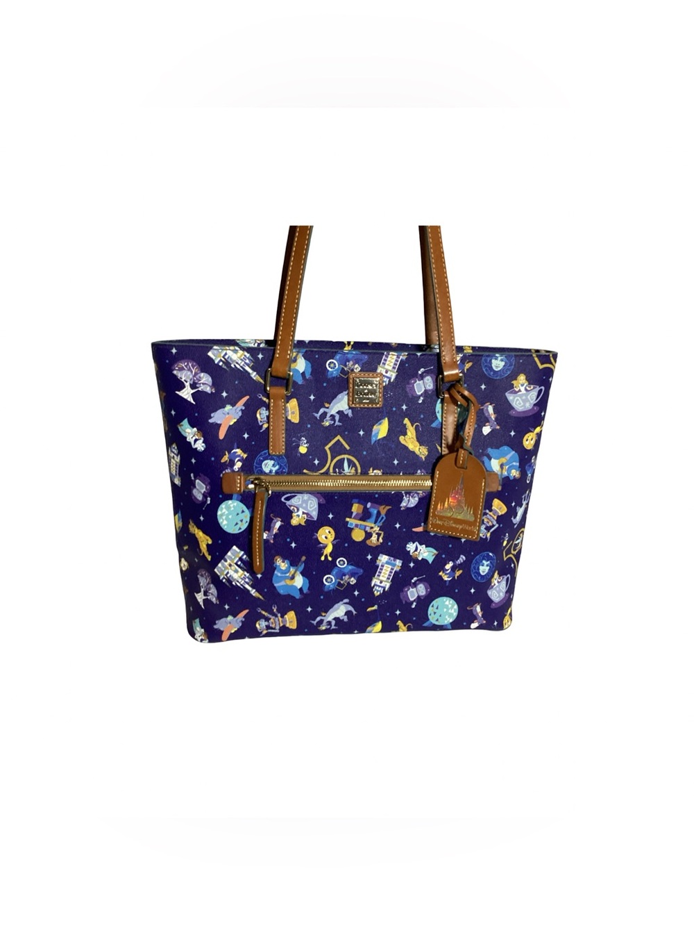 Dooney & Bourke Walt Disney 50th Park Icons Tote Bag Exact Placement